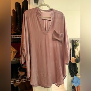 All in Favor Blush Blouse Size XXL NWOT